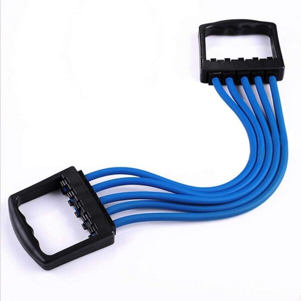 Rubber rope 5 in 1 Detachable Resistance Ropes for Chest Developing