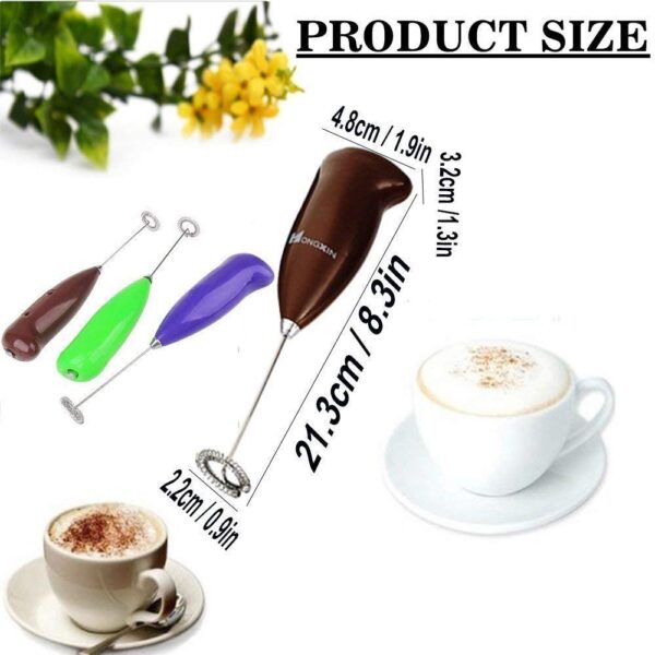 Coffee Beater Milk Egg Beater Electric Foam Hand Blender Mixer - Image 2