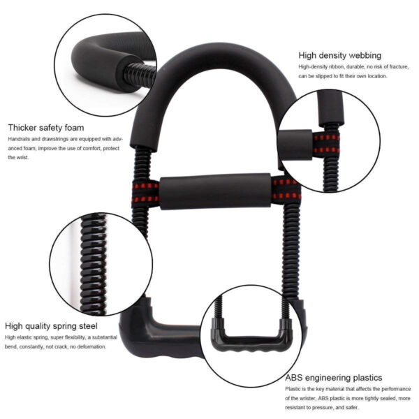 Wrist exerciser Strengthener Heavy Duty Steel Complete Arms Exerciser - Image 6