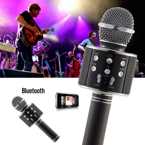 Round microphone wireless Bluetooth - Image 2