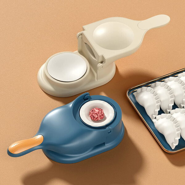 2 in 1 Momos Maker Mould with Puri Press Kit -Gujiya Momos Maker - Image 4