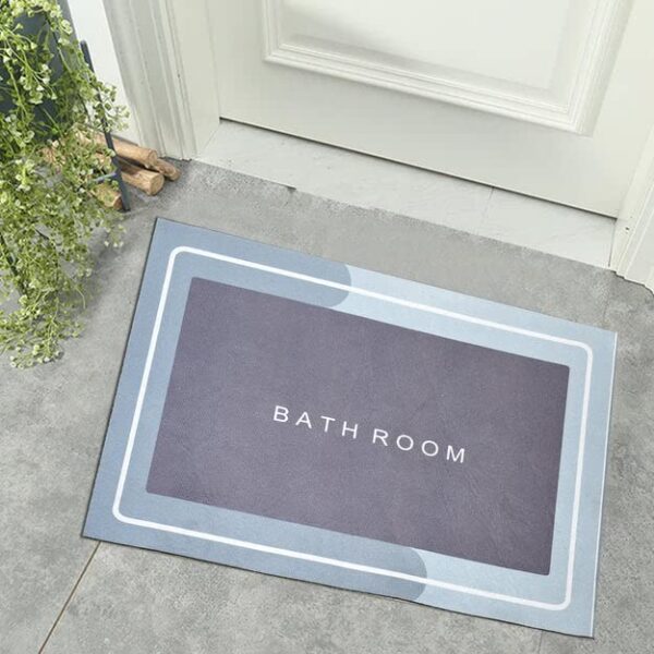 Square bathroom mat (57*38 CM)