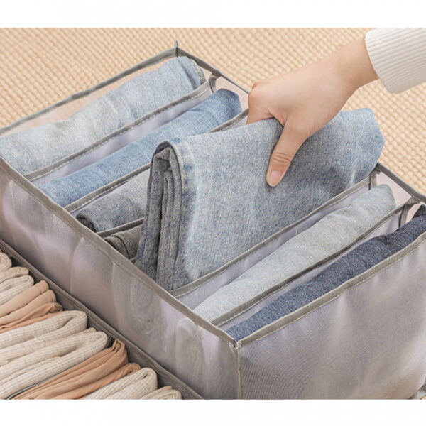 7 grid folding clothes organizer for wardrobe(medium size) - Image 3