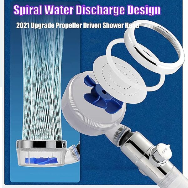 Fan shower head 360 Degrees rotating - Image 4
