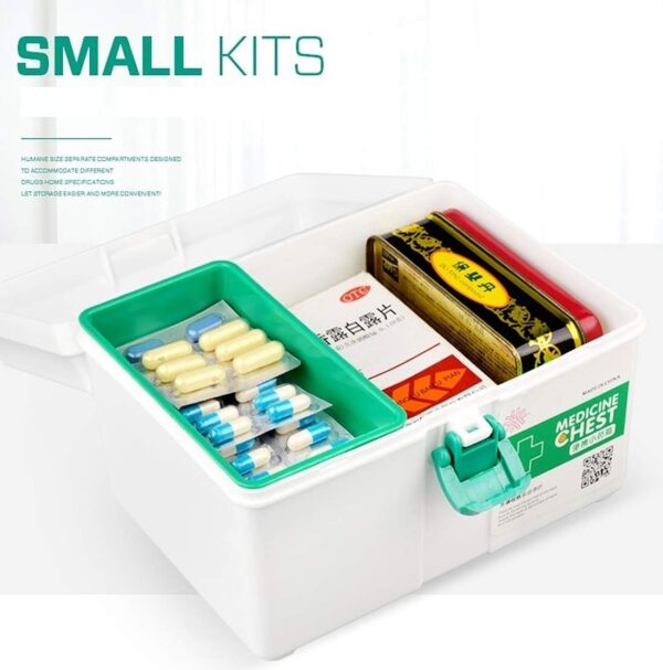 Small medical kit box First Aid Kit Plastic - Image 5