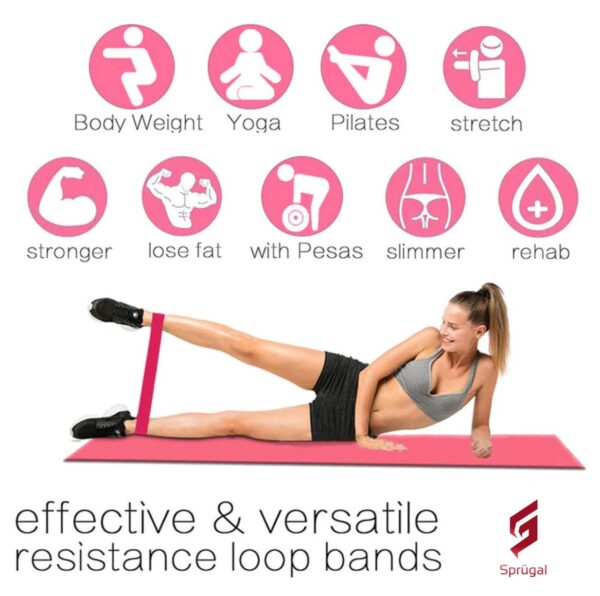 Best gym set 5 pcs exercise band - Image 4