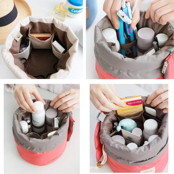 Round jewelry boxtravel cosmetic bags - Image 6