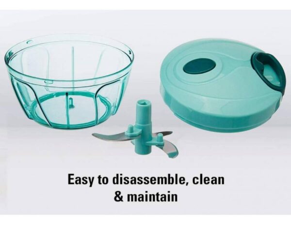 Quick chopper 450ml Mini Handy and Compact Chopper with 3 Blades for Effortlessly Chopping - Image 3