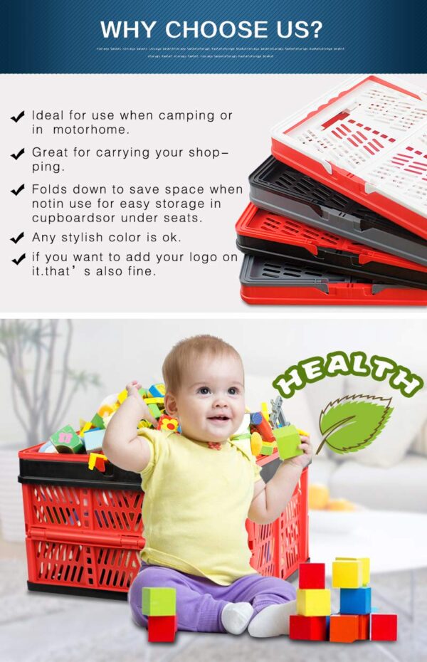 Foldable fruit storage basket - Image 3