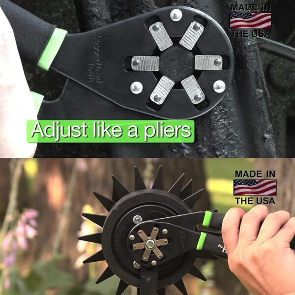 8 Inch adjustable wrench hexagone - Image 5