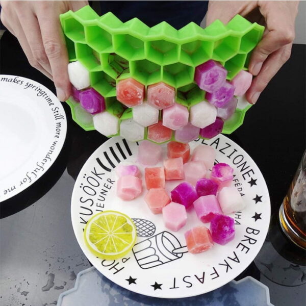 Silicone ice tray for freezer Ice Cube Moulds Small Cubes for Whiskey Fridge Tray - Image 2