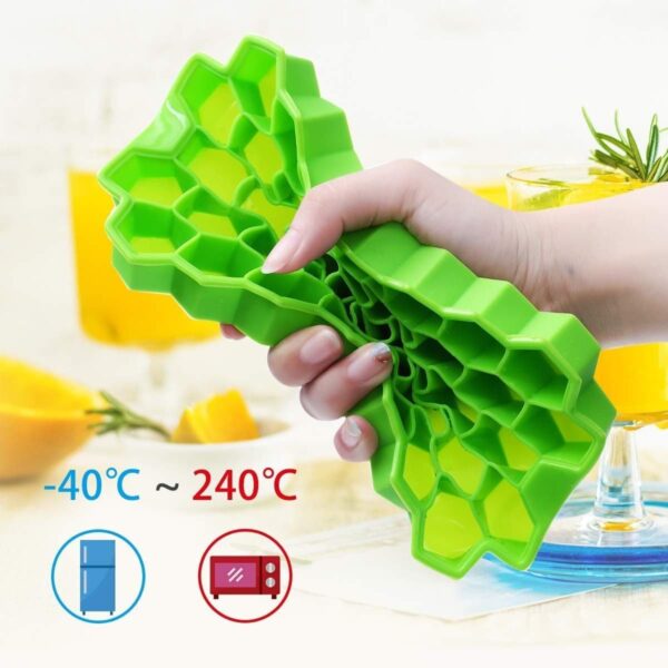 Silicone ice tray for freezer Ice Cube Moulds Small Cubes for Whiskey Fridge Tray - Image 3
