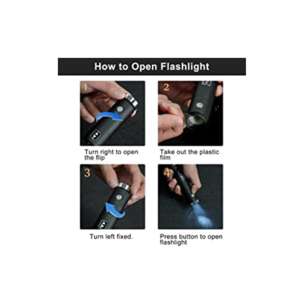 3 Fold Umbrella with LED light - Image 4