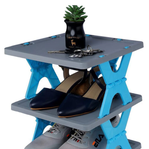 6 layer foldable shoe rack - Image 6
