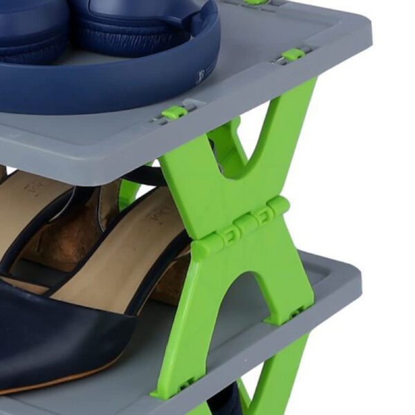 6 layer foldable shoe rack - Image 2