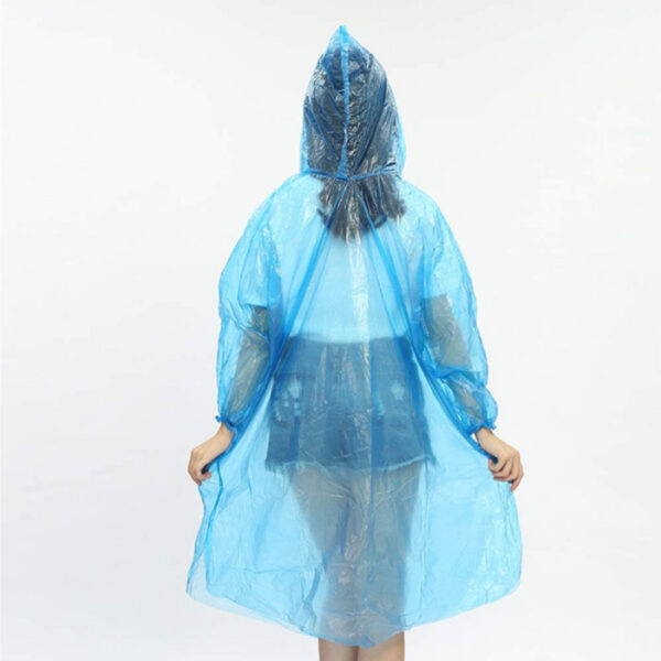 Waterproof Raincoat Disposable pack of 3 - Image 3