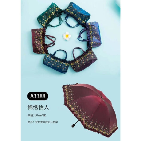 Korean Style umbrella with pouch