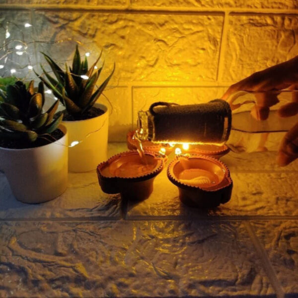 kodiya shape water sensor diya